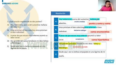 VERANO ADUNI 2022 | Semana 07 | Lenguaje