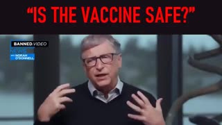 Watch Bill Gates reaction to the question: "IS THE VACCINE SAFE?"