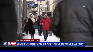 Winter Storm Hits Pacific Northwest, Midwest, East Coast