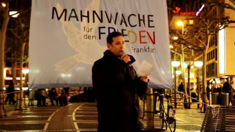 Franky Müller über 'Alternative Gesellschaftsformen' | 12.01.2015 @ Mahnwache für den Frieden in Frankfurt