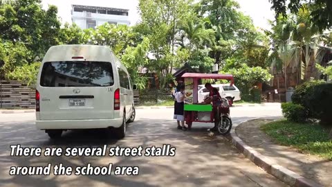 Daytime life in Laos, I never want to walk around Vientiane during the daytime