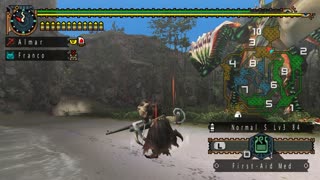 Monster Hunter Freedom Unite - Dual Plesioth Quest Walkthrough