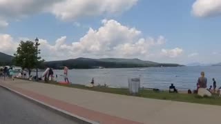 The Beach at Lake George New York #shorts