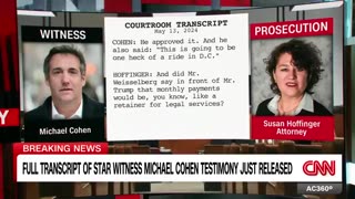 CNN reporter reads ‘perhaps the most important legal moment’ of Michael Cohen’s testimony CNN NEWS