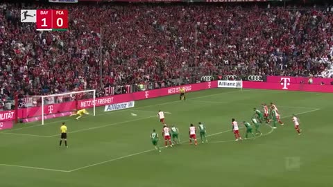 Bavarian Dominance: Bayern vs. Augsburg Match Highlights