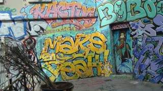 Exploring France Marseilles Graffiti Town Part 13. 2017