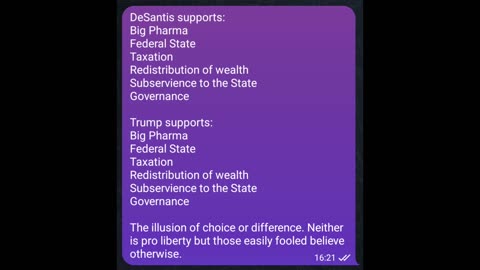 Trump vs DeSantis: Neither is pro liberty (23/3/23)
