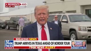 President Trump at the Texas border "We're going to take care of it!"