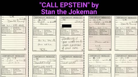 Call Don song: "Epstein, Call Don" w/lyrics below, NOW THAT THE EPSTEIN CALL LOGS ARE OUT!