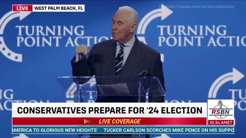 FULL SPEECH: Roger Stone at Turning Point Action Conference - Day Two - 7/16/23