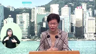 Hong Kong's Carrie Lam explains maskless appearances