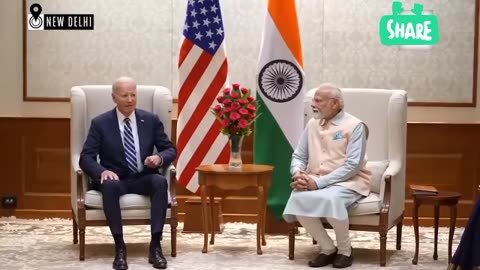 Narander Modi And Joe Biden Meet In New Delhi #Joebiden #Narendarmodi #G20summit #G20