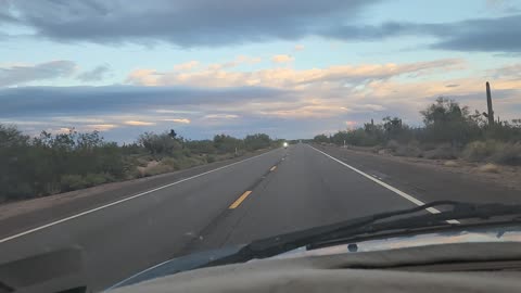 Through Arizona on the way to Scottsdale