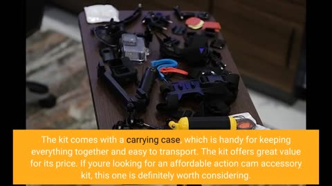 Customer Comments: HONGDAK Action Camera Accessories Kit for GoPro Hero 11 10 9 Black, Waterpro...