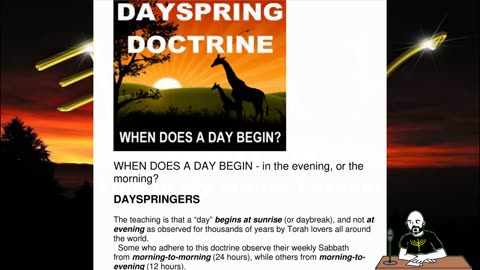 Which day is the Sabbath day and when does the day begin according to scripture?
