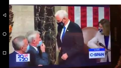 Pence get gold coin for Selling out Trump.