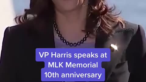 VP Harris speaks atMLK Memorial10th anniversary