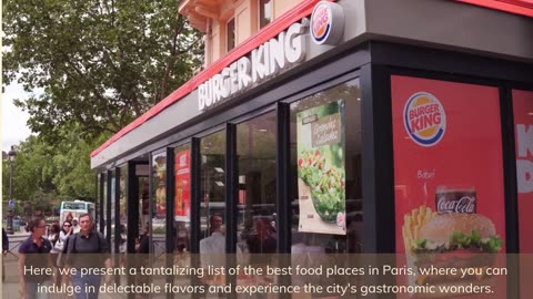 Paris Best Food Places to Eat for Foodie Lovers | Paris Best Street Foods
