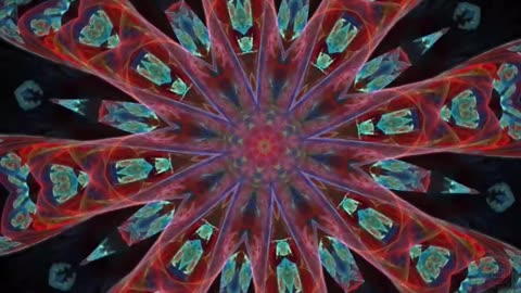 American Kaleidoscope Meditation with tribal sounds and subliminal messages