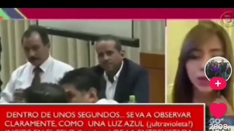 REPENTINITIS Gabriela Alcon viceministra BOLIVIA con luz AZUL dedicado a ANA PASTOR