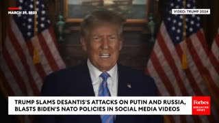 JUST IN- Trump Blasts DeSantis For Insulting Russia, Calls Florida Governor 'Ignorant And Foolish'