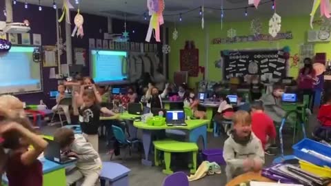 INCREDIBLE: Elementary School Kids LOSE IT After Learning They Don't Need Masks Anymore