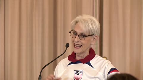 Deputy Secretary Wendy Sherman hosts a reception for the Diplomatic Corps in honor of the World Cup