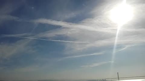 Clouds of the new world order. Chemtrails