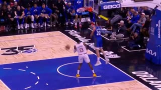 Wagner Steals & Soars! Magic Forward Ignities Crowd with Dunk