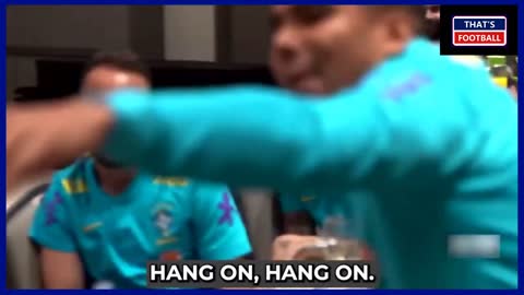 😂Brazil Squad Reacts to Casemiro Joining Manchester United😂