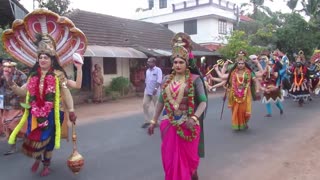 Kerala festival procession | Temple Festival in Kerala | Kerala tourism video |