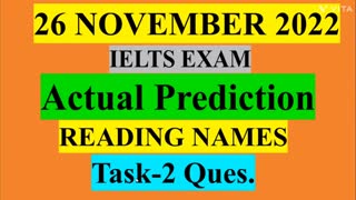 IELTS EXAM PREDICTION