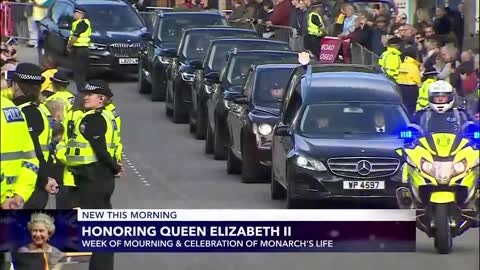 Queen Elizabeth II departs her beloved Balmoral Castle GMA