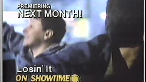 LOSIN' IT (1983) PREMIERING NEXT MONTH SHOWTIME 1984 30 SECOND TV SPOT