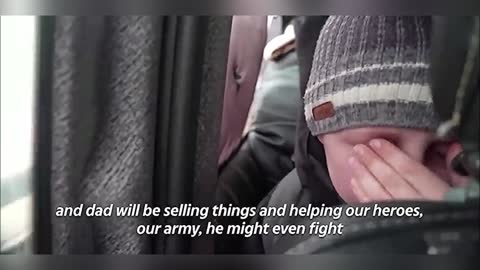 Ukraine.'We left our Dad in Kyiv' - young boy in tears as he escapes Russian advance in Ukraine