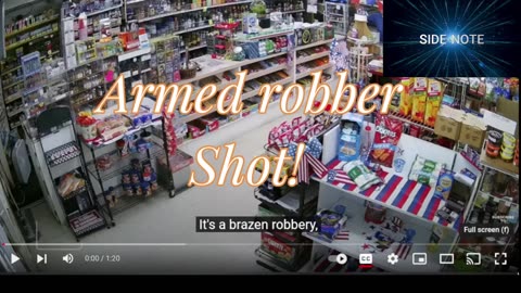 Armed robber shot! | Side-Note