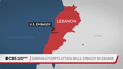 Attempted attack on U.S. Embassy in Lebanon CBS News