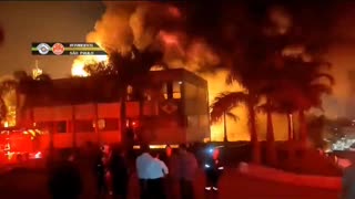 Incêndio atinge indústria química na Zona Norte de São Paulo