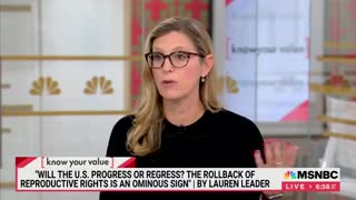 MSNBC guest on abortion being fundamental to democracy functioning