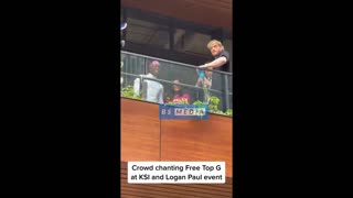 Free Top G Chant At Logan Paul And KSI