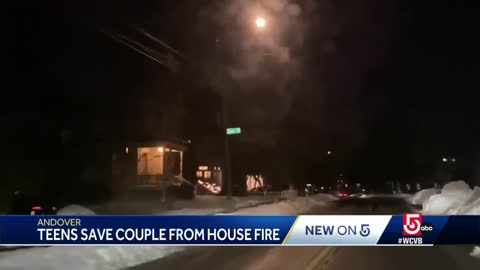 Teen Brothers Praised for Rescuing Couple from House Fire