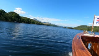 Lake boat tour. GoPro