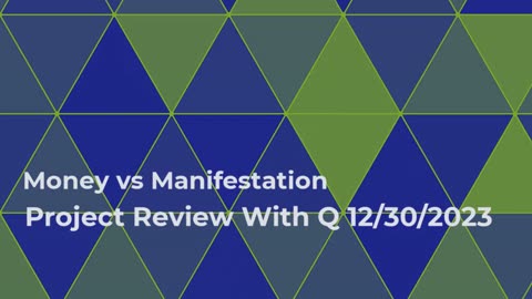 Money vs Manifestation 12/30/2023