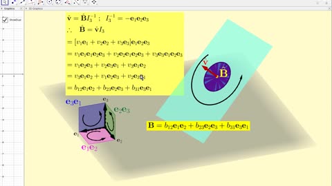 Geometric Algebra (GA) with GeoGebra: Identify a Bivector's Orthonormal Components