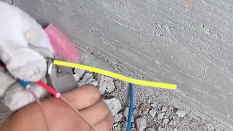 Woman working in a construction site!