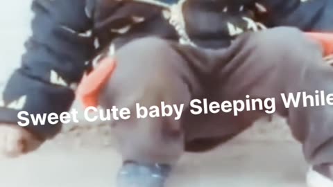 Sweet Cute baby Sleeping While, Watch Till End & Enjoy This Vidio.