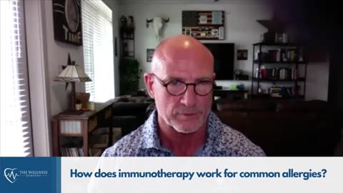 How does immunotherapy work for common allergies