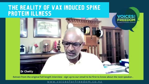 Dr Shankara Chetty On The Reality Of Vax Induced Spike Protein Illness