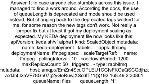 KEDA not scaling above 1 pod