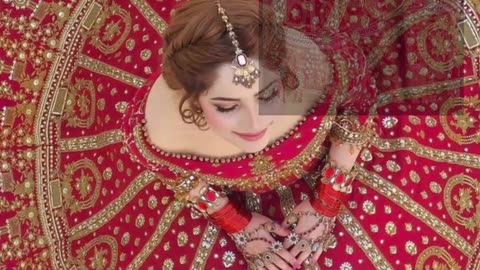 Neelum munir beautiful bridal look